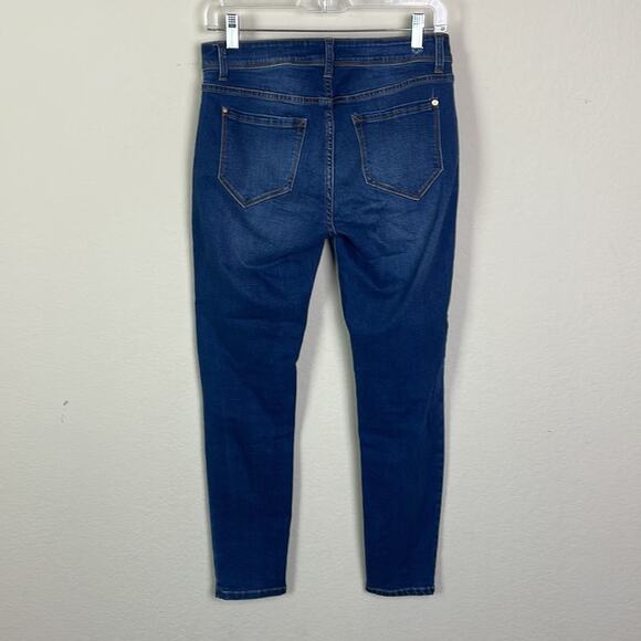 Kensie effortless ankle mid rise distressed jeans women’s 4 - Picture 5 of 13